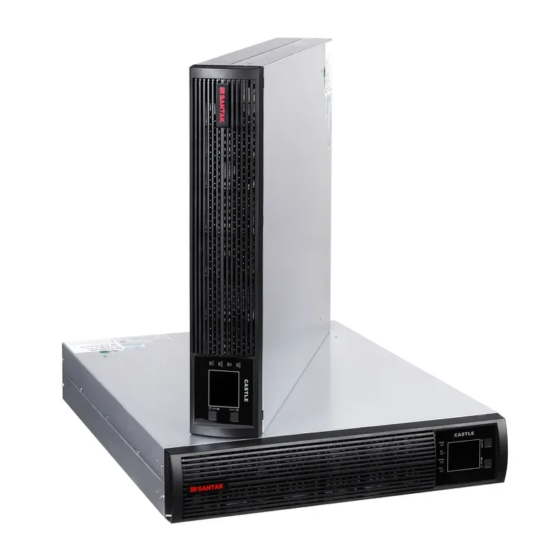 SANTAK Castle Rack 6K 6kVA 5400W Online UPS 230V Built-in Battery Rack Tower for Home Office & Small Business Equipment
