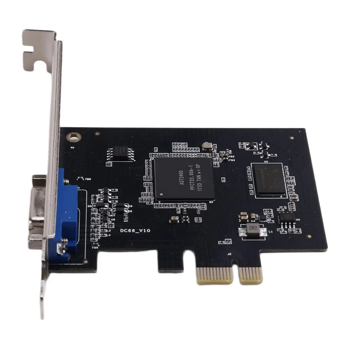 A85P AST2400 Graphics Card PCIe X1 VGA Local Display, Suitable for Windows Linux FreeBSD FreeNAS Solaries (Without IPMI)