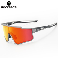 ROCKBROS Cycling Glasses Polarized Photochromic Glasses Cycling Sunglasses Outdoor Sports UV400 MTB Road Women Men Bike Goggles