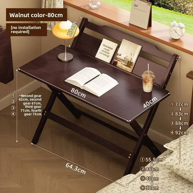 New New model Folding table Student household computer desk Bedroom Small apartment Bedside non-solid wood study table Simple desk - Aliexpress Deal