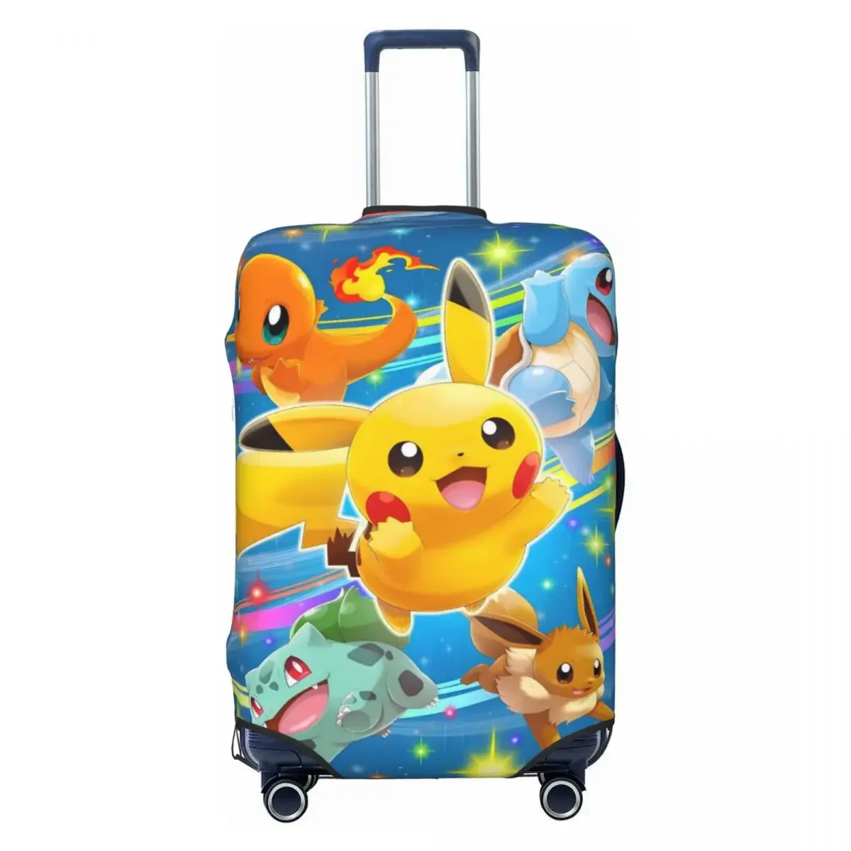

Прочный чехол для багажа премиум-класса с принтом P-Pikachizer, эластичный, для чемоданов 18-32 дюймов, пыленепроницаемый, устойчивый к царапинам, моющийся, для путешествий