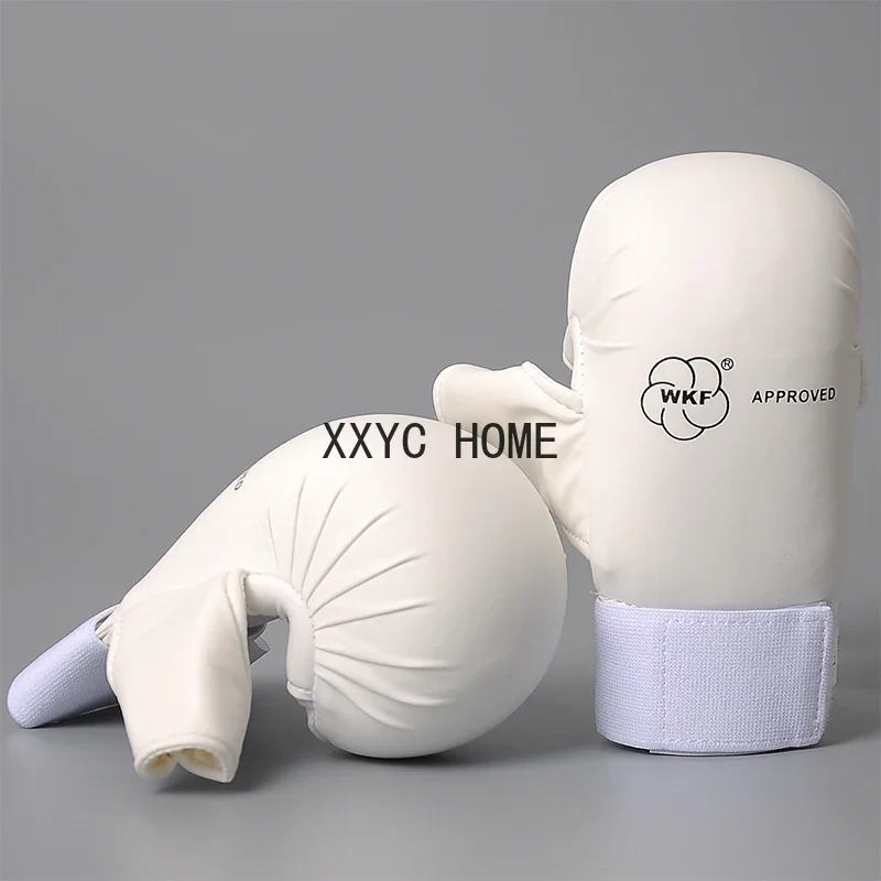 White High Quality Adults Kids Karate Gloves Taekwondo Protector Pads Boxing Gloves Kickboxing Muay Thai Sanda MMA