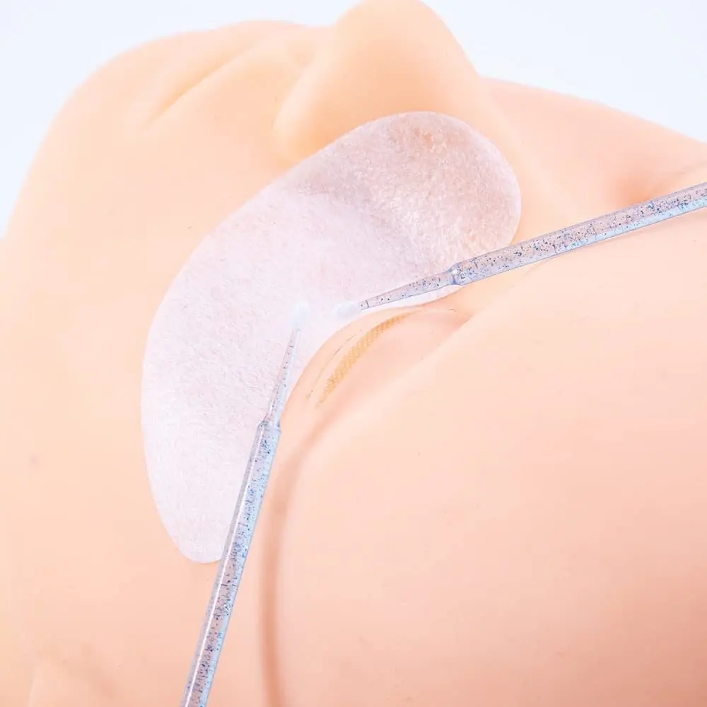 500PCS 5-Color Coded Micro Brushes - Precision Eyelash/Lip Wand, Fragrance-Free Polyester Bristles, for Extensions & Adhesives