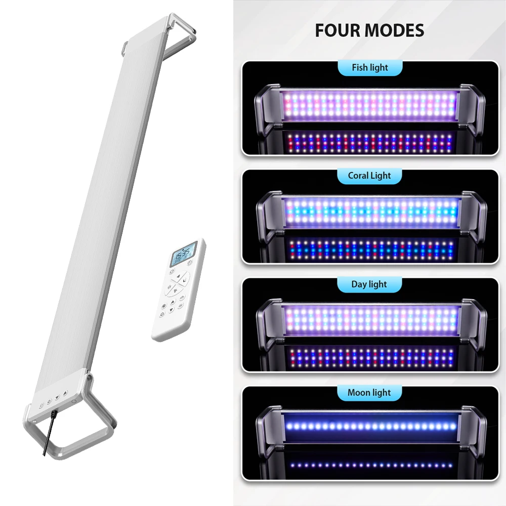 

75CM 40W Programmable Smart Aquarium Lights Fish tank Led Light Aquarium for Saltwater and Freshwater Plants