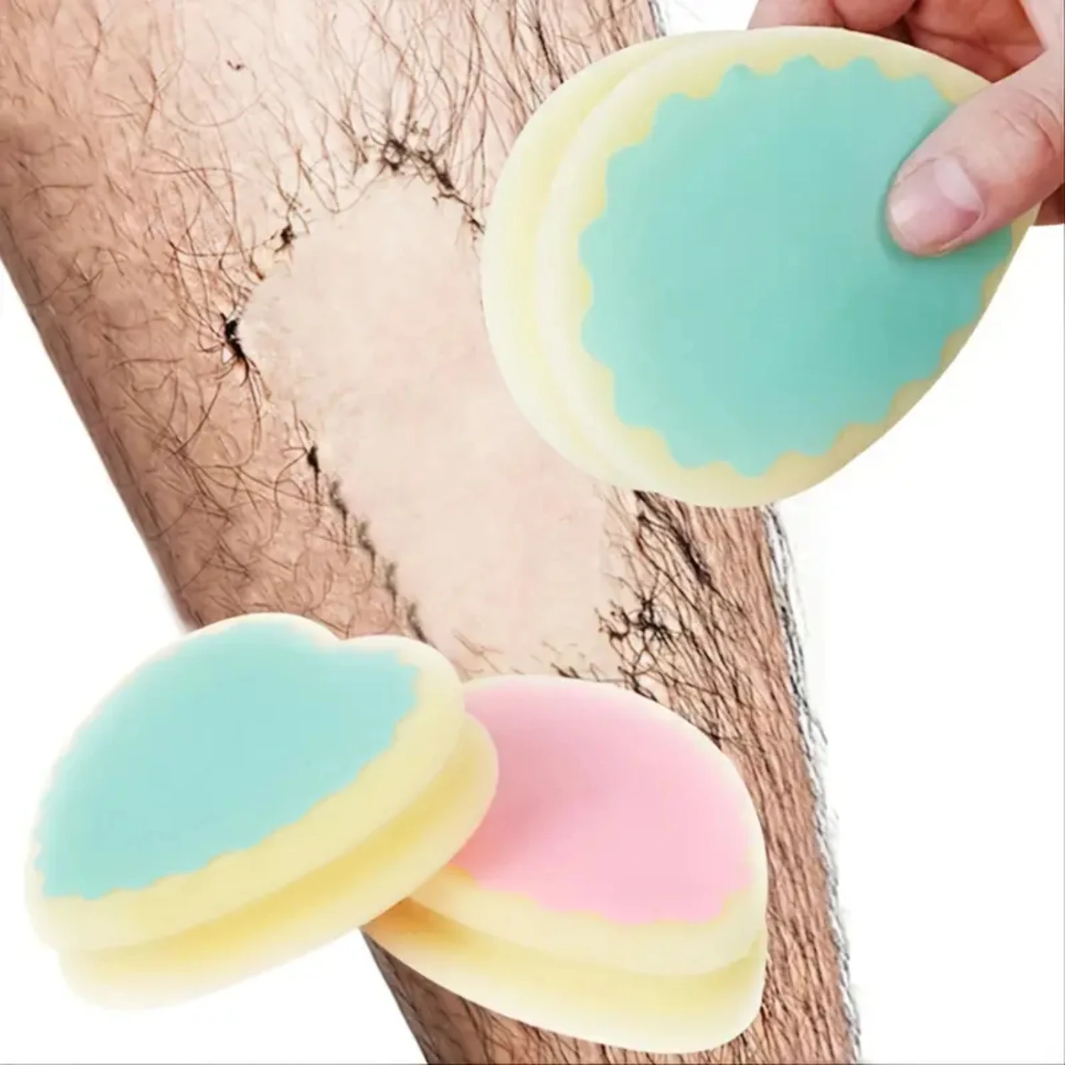 Experience Gentle, Soft, and Highly Effective Magic Hair Removal Sponge - Achieve Silky Smooth Skin with this Facial Hair Remove