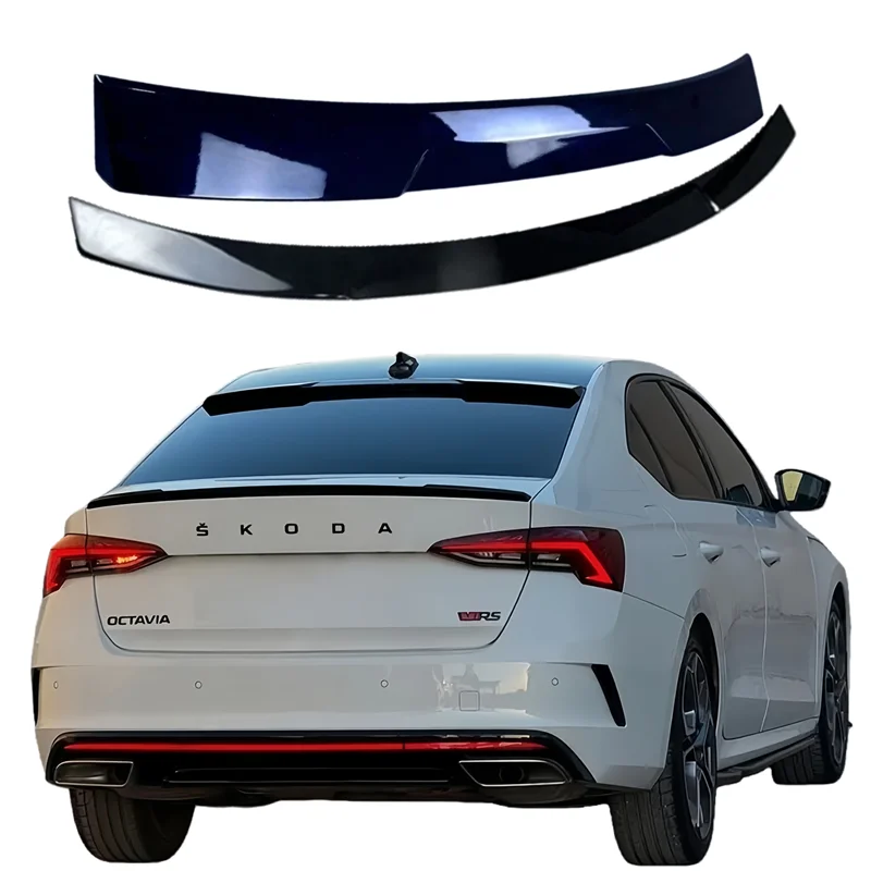 Für Skoda Octavia Pro MK4 Spoiler 2020 bis 2026 P-Style Heckdachspoiler Liftback Heckklappenflügel Karosserie-Tuning