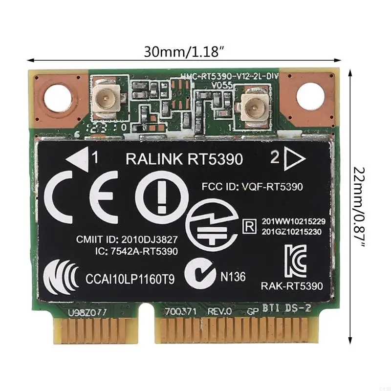 K43B RT5390 HALD MINI PCIE WLAN Wireless Card 670691-001 لـ Ralink HP436 CQ45 4340S 4445S 691415-001