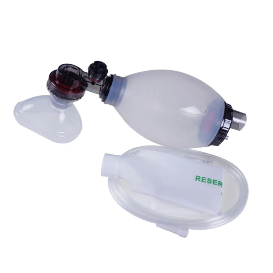 

Manual PVC Resuscitator Bag Silicone Resuscitator With Accessories Adult/Pediatric/Infant