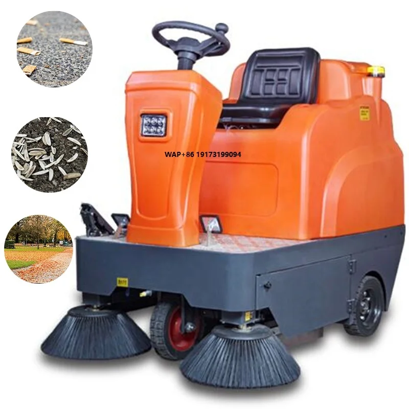 Multi Functional Poultry Farm Floor Machines Industrial Electric Road Cleaning Machine Sweeper
