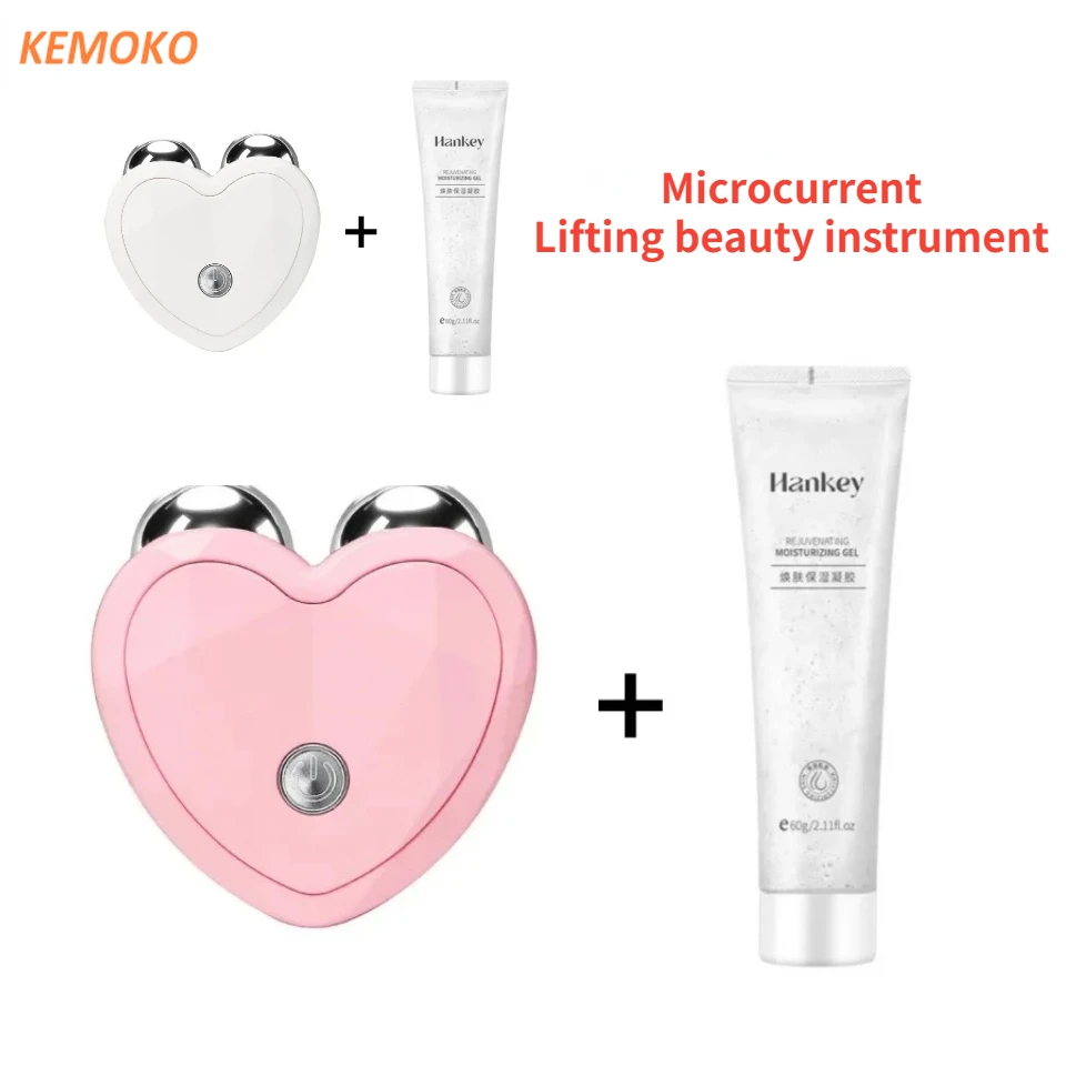 Facelifting-Maschine Gesichts massage gerät emsmicro current Roller Hauts traffung Aufladen Gesicht Anti-Falten-Verjüngung Schönheit