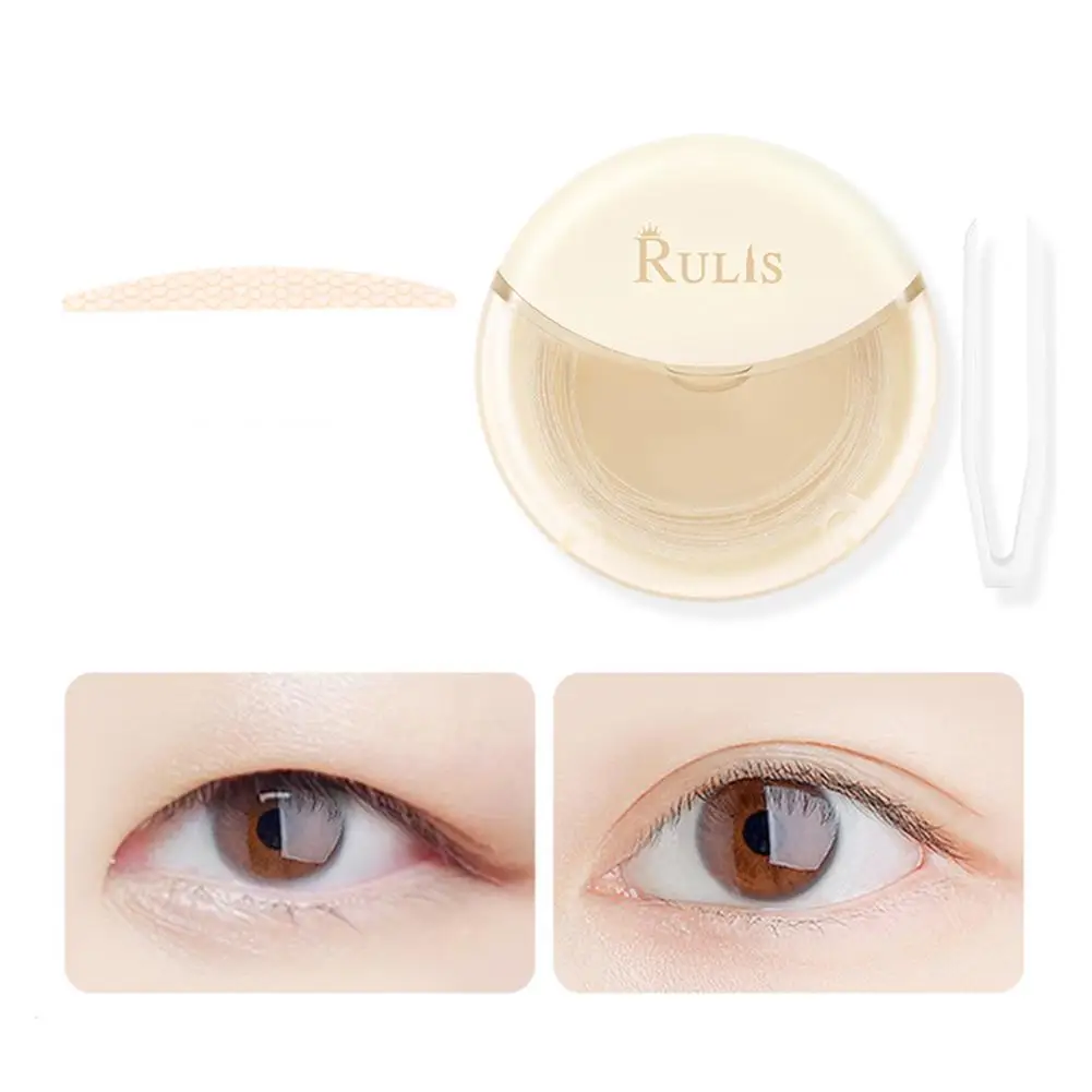 Doppeltes Augenlid band unsichtbares doppeltes Augenlid selbst klebende Aufkleber Spitze Eye Lift Strip Gaze Mesh-Lace Tape Eye Tape Tool