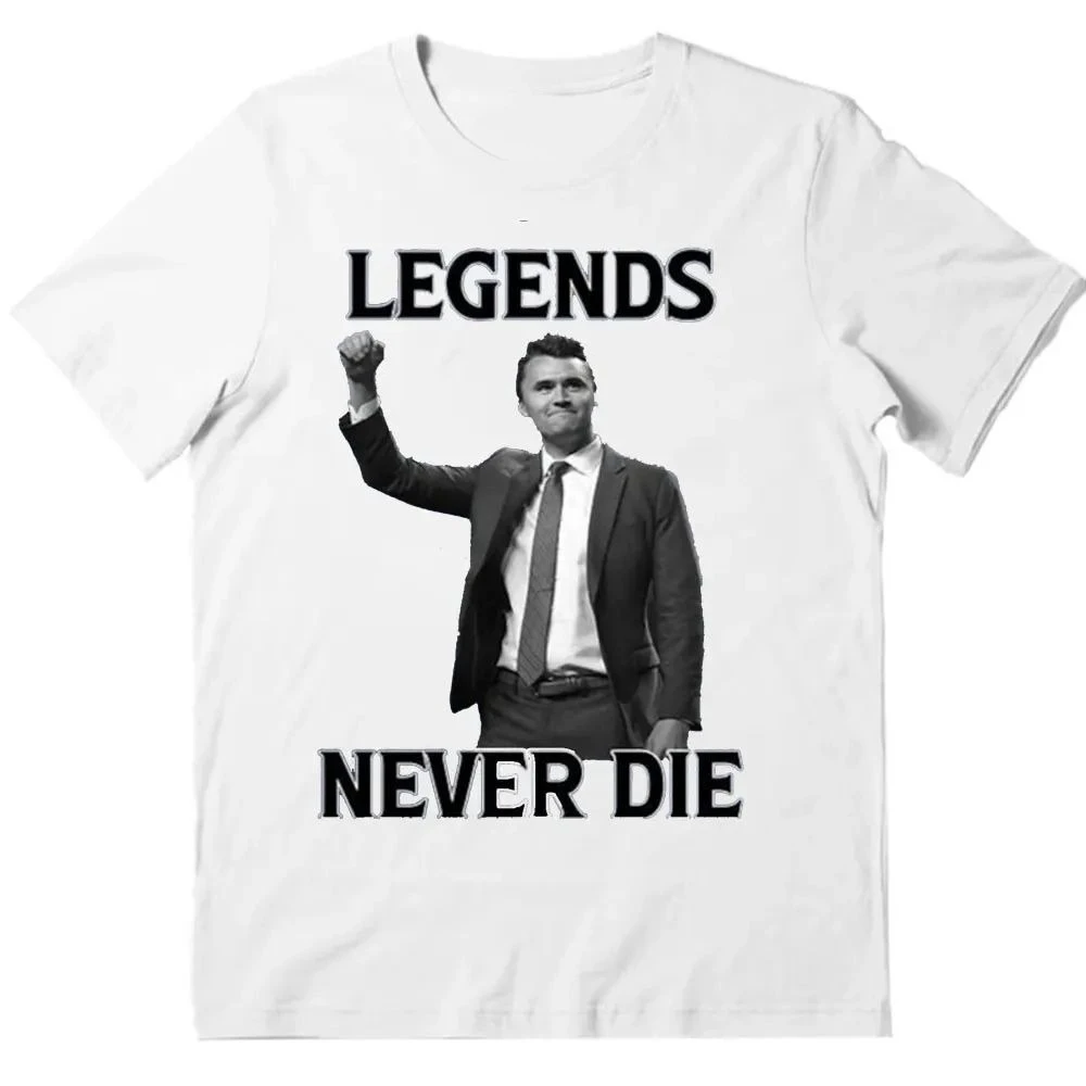 I Am Charlie Kirk Patriotic USA Christian Jesus Printed Design T Shirt Comfortable and Breathable Soft Fashionable Men Clothing