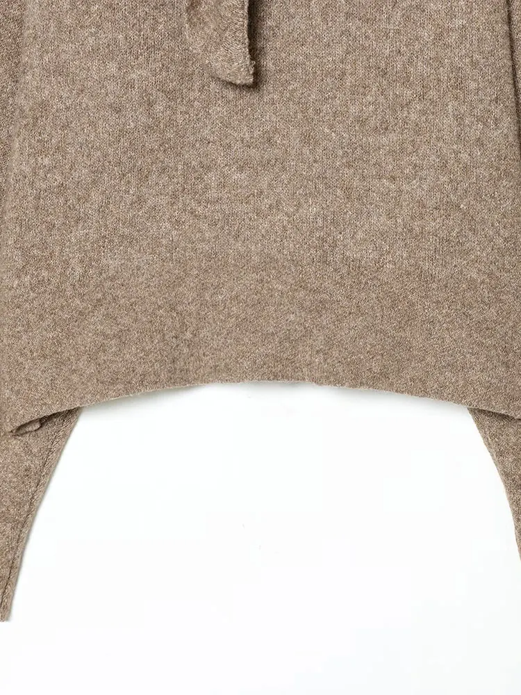 NLZGMSJ Classic Women With Scarf Sweaters Autumn Long Sleeve O Neck Elastic Loose Pullovers Female Knitted Casual Jumper Basic