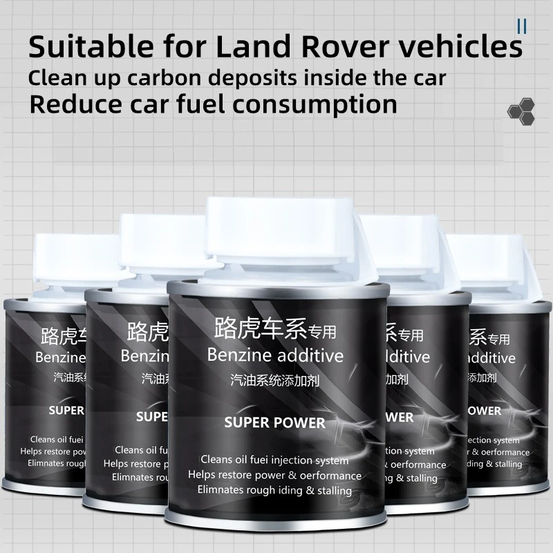

Подходит для бензиновых добавок Land Rover для очистки углеродных отходов и снижения расхода топлива. Топливное сокровище