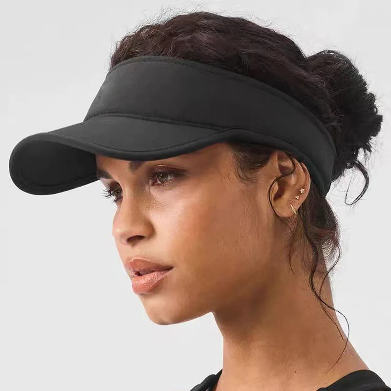 Men's and women's outdoor sports tennis sun hats are comfortable lightweight and have an internal mesh sweat absorbing top hat