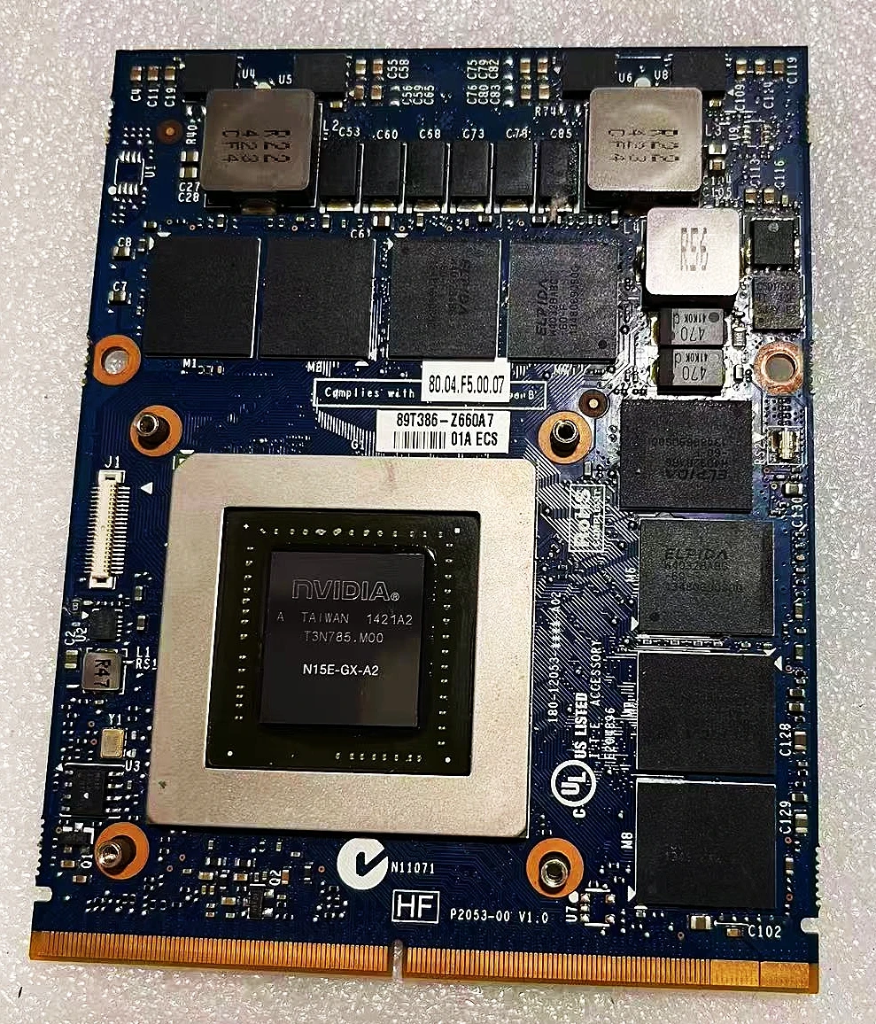 GTX880M 8GB graphics card suitable for M6700 M6800 7710 7720 8770W A1312 N15-GX-A2
