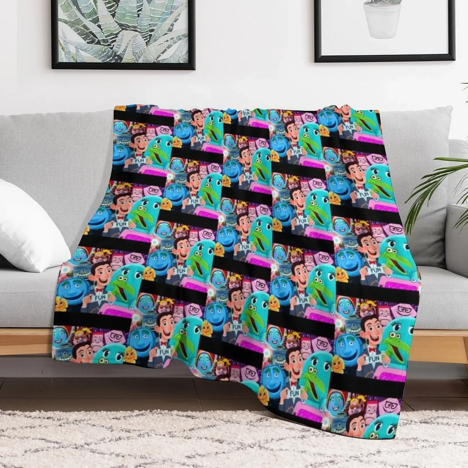 Pee-wees-playhouse, 80s, jambi, peewee, pee wee herman, pee wees big adventure Throw Blanket Cute Beautifuls Blankets