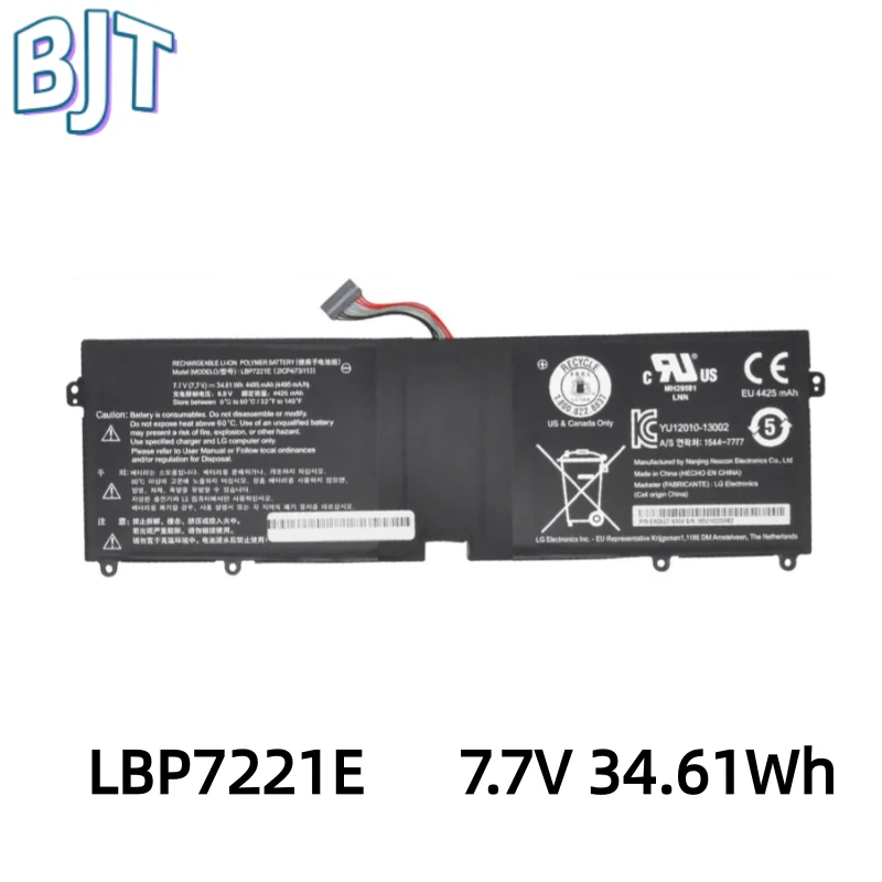 

New 7.7V 34.61Wh LBP7221E Laptop Battery For LG 13Z940 13ZD940-GX58K 14Z950 13ZD940 14ZD960-GX5GK 15Z960 15ZD975 Series LBG722VH