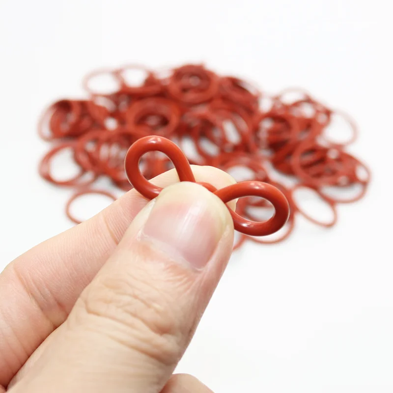 Silikon O-Ring CS 1/1,5/2,0/2,4/3,1 Sanitär-Dichtungsscheibe Hitzebeständig Ölresistent Armatur Auto VMQ O-Ring – Detail 4