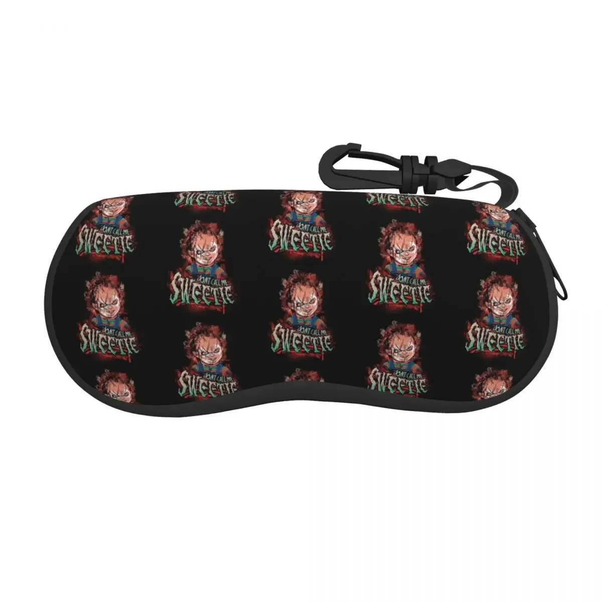 Game Of Chucky Sunglasses Soft Case Neoprene Zipper Child's Play Movie Shell Eyeglass Case Custom Protective Box For Glasses