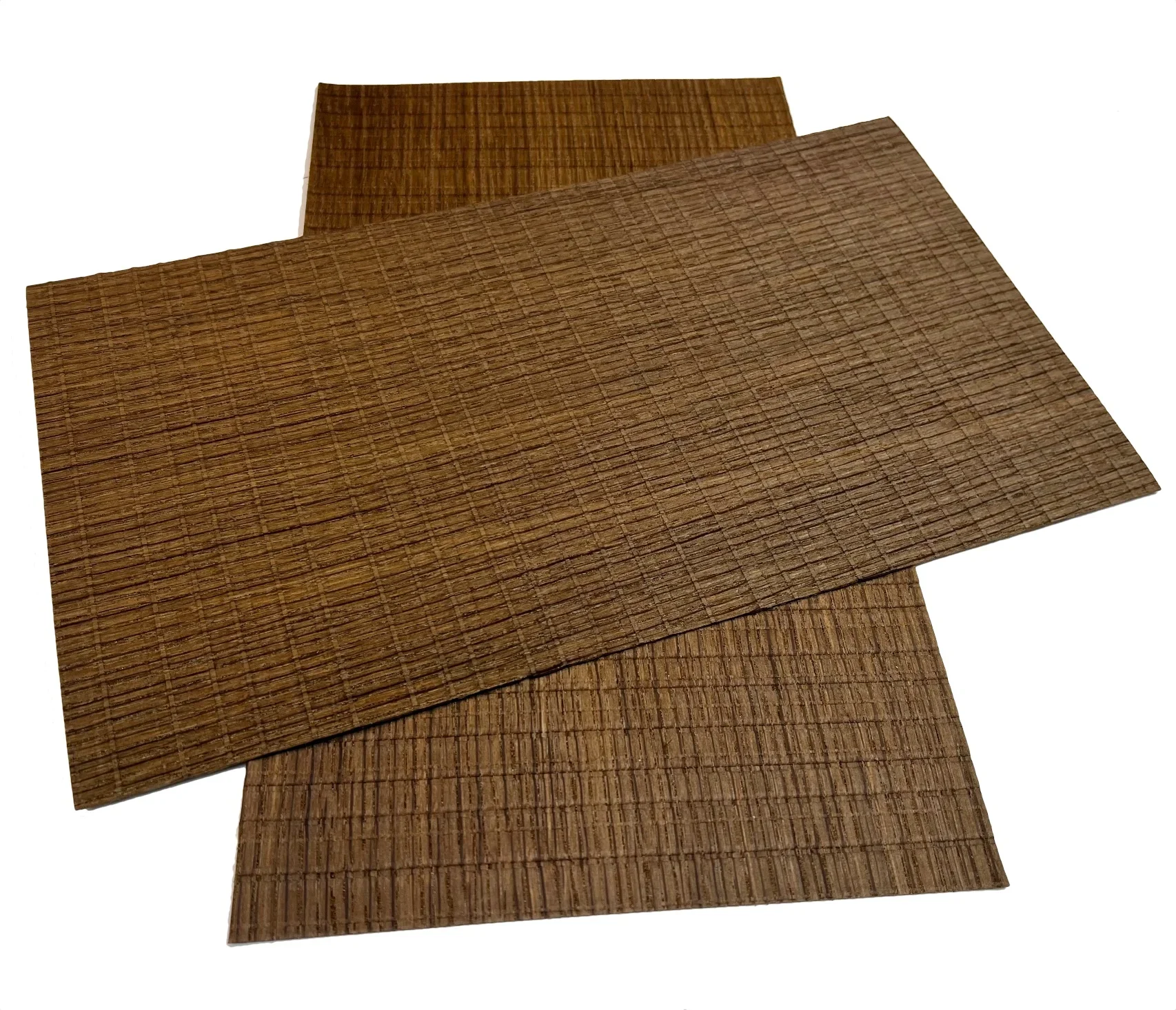 

2pcs/lot 300x180mm Thickness: 0.5mm Natural Serrated Smoked Oak Wood Veneer Slices Sheets