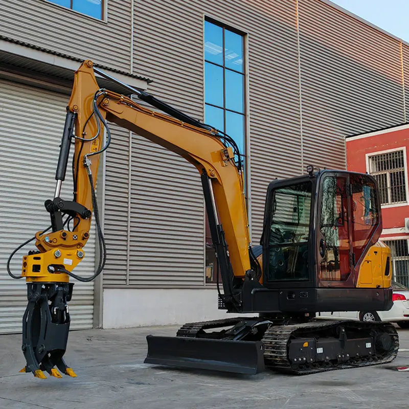 

kubota 6.5 ton Mini Excavator free shipping 6 Ton Crawler mini Digger excavator Farm Small Excavator mini bagger customized