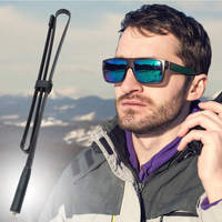 Foldable CS Tactical Antenna SMA Female Tactical Radio Antenna Dual Band for Baofeng UV 5R UV82 BF 888S Quansheng Radio