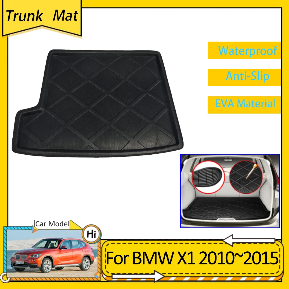 

Коврики для багажника BMW X1, E84, 2010, 2011, 2012, 2013, 2014, 2015, аксессуары, напольные водонепроницаемые коврики из ЭВА для багажника