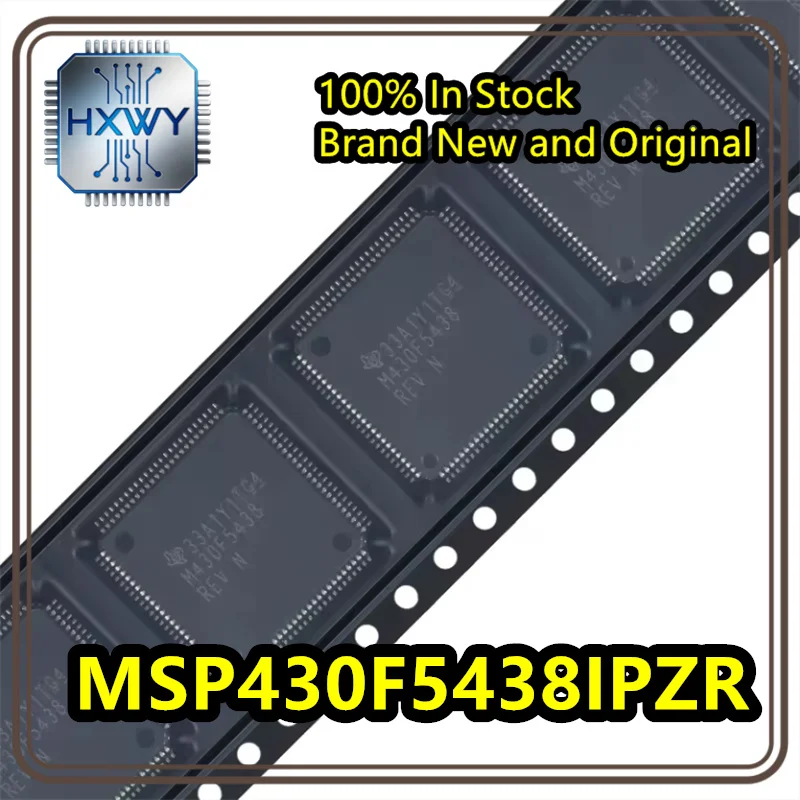 (1/5 piece) Original Authentic MSP430F5438IPZR LQFP-100 16-bit Mixed-Signal Microcontroller - MCU, In Stock, Electronic Device