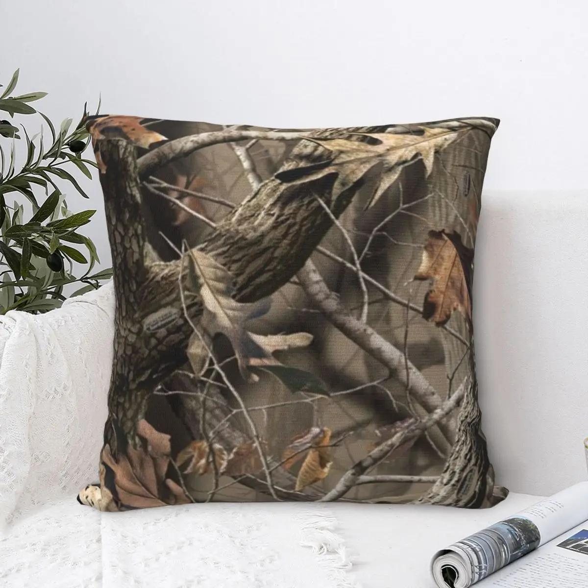 Real Tree Camouflage Pillowcase Pillows Cover Cushion Comfort Throw Pillow Sofa Decorative Cushions Used for Home Living Room