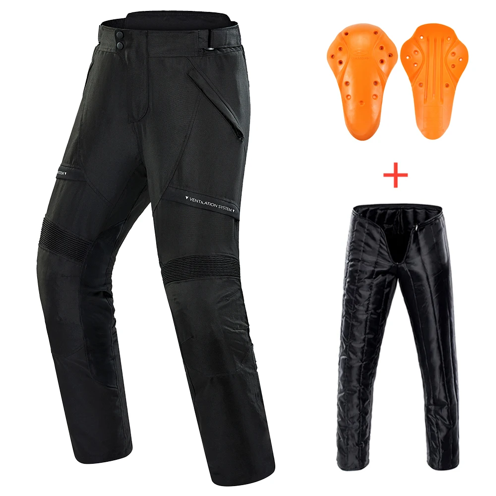

Men's Motorcycle Pants Four Season Warm Windproof Outdoor Motorbike Riding Pants Motocross Racing Protective Gears Pants M-3XL