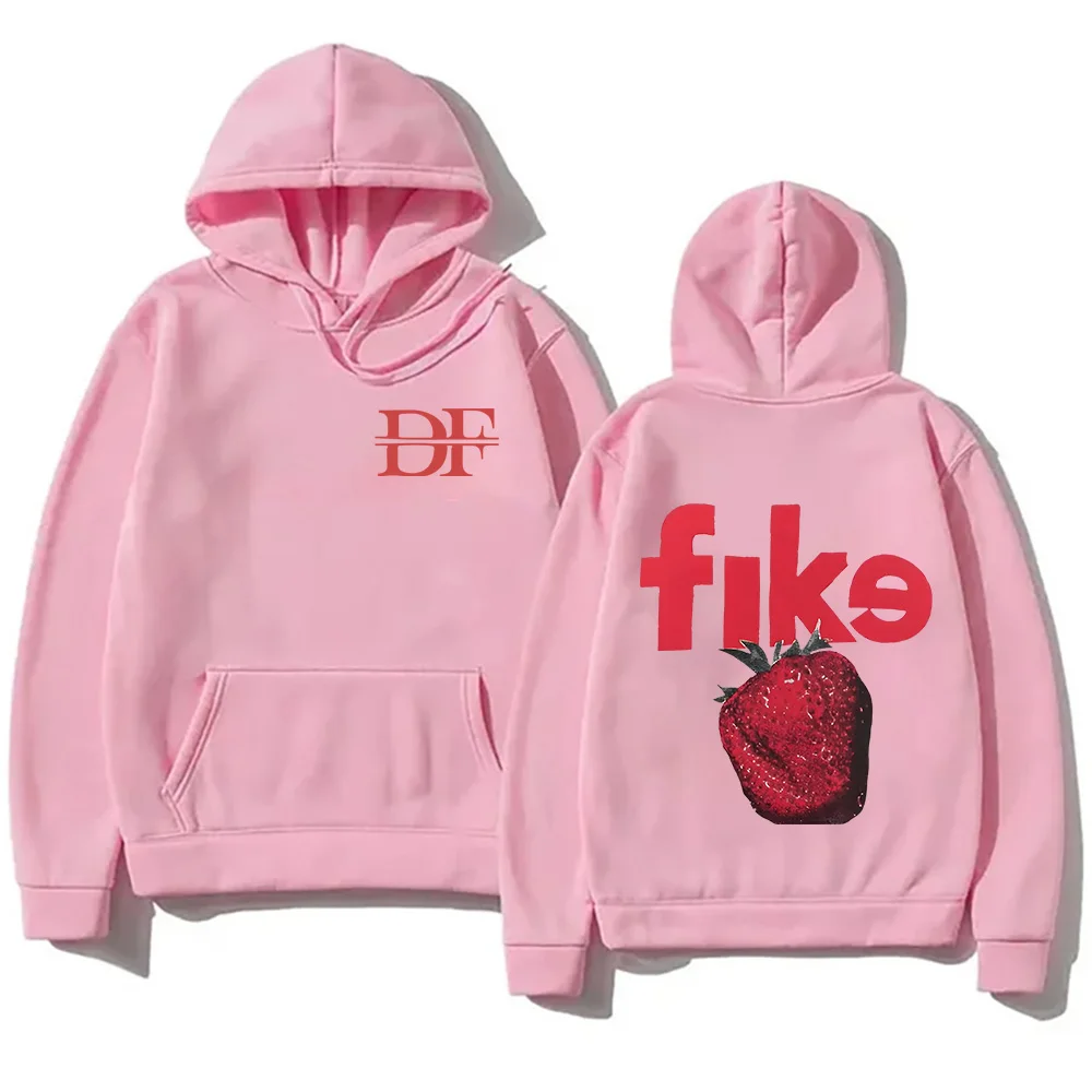 Dominic Fike Strawberry Hoodie Unisex Hiphop Style Sweatshirts  Artist Band Casual Clothes  Alternative Music Concert Tour Hoody