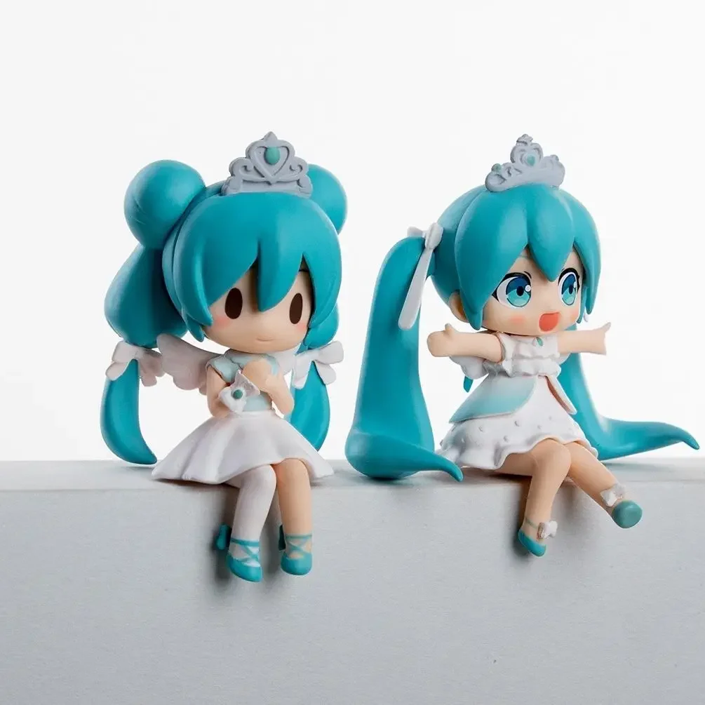 Hatsune Miku Animation anime Surrounding Big Eyes Q Version Princess Voice Car Chassis Handmade Model Ornaments Gifts