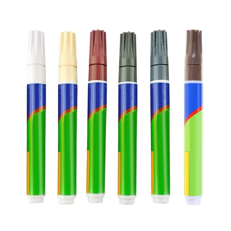 Y1UB Grout Tile Pens Grouting Pen Repair Marker for Restoring Tile Floor Kitchen Bathroom Bedroom Shower Balcony Wall & Floor