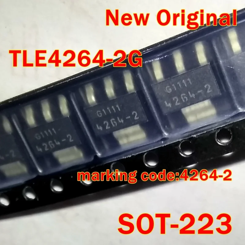 

1Pcs to 100Pcs Tle4264-2G Tle4264-2 Sot-223 New Original Marking Code:4264-2 5-V Low-Drop Fixed-Voltage Regulator