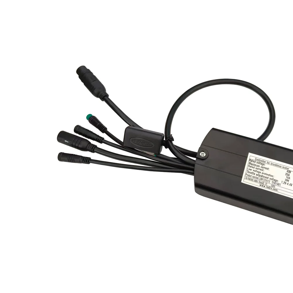 E-Bike Bürstenloser Motorcontroller LSW1729-21E 48V 10A für Elektroroller MTB Fatbike Zubehör Geschwindigkeitsregler – Detail 3
