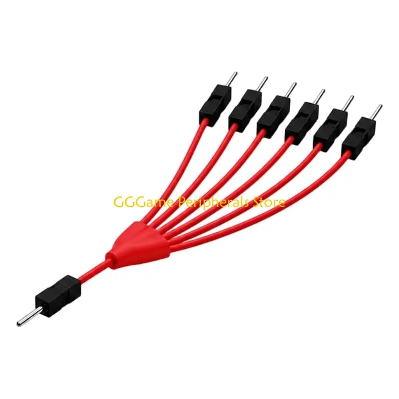 U55B 2.54Mm Duponts Splitter Cable 1 Male To Multiple Male 20CM Length With Tin Plated Copper Conductors