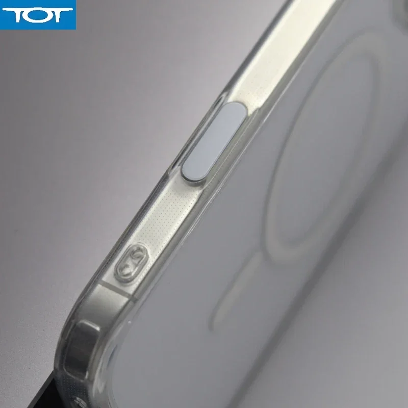 

Magnetic Active Touch Camera Button Magsafe Case For iPhone 16 Pro 16pro max 16Plus Clear Bumper Wireless Charge Acrylic Cover