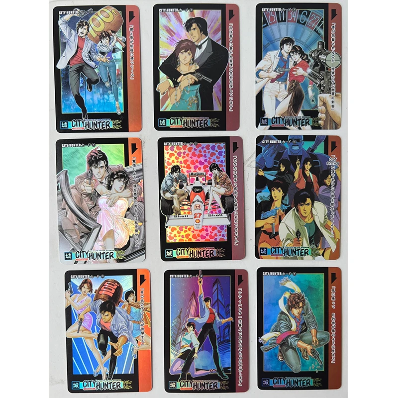 City Hunter DIY 12PCS Saeba Ryo Makimura Kaori Hideyuki Yumi Boss Falcon KASUMI ASOU Nogami Saeko Collectible cards holiday gift