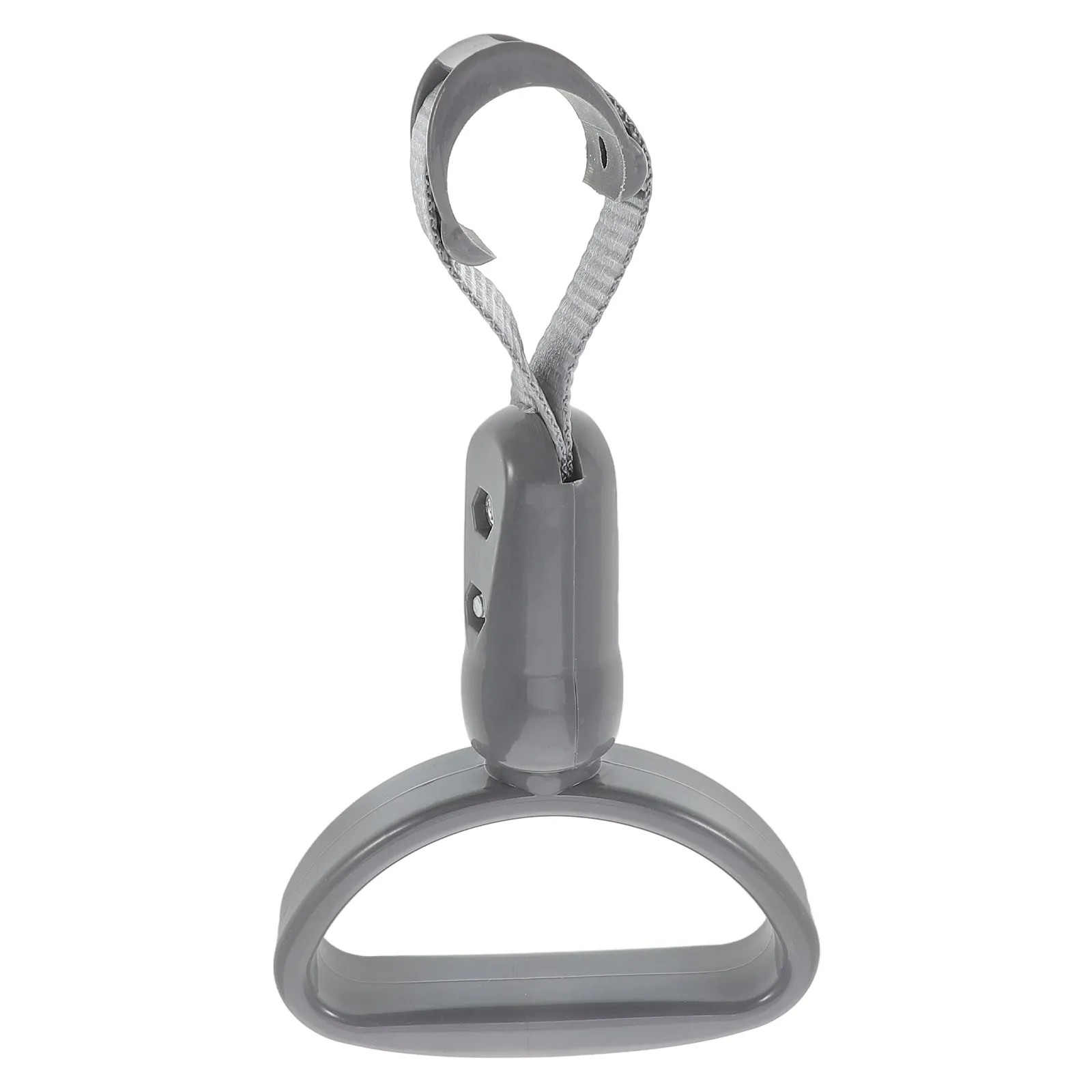 

Серое полукруглое кольцо-ручка для автобуса из АБС-пластика, стабильное, с эргономичным захватом, замена ручки для метро и общественного транспорта