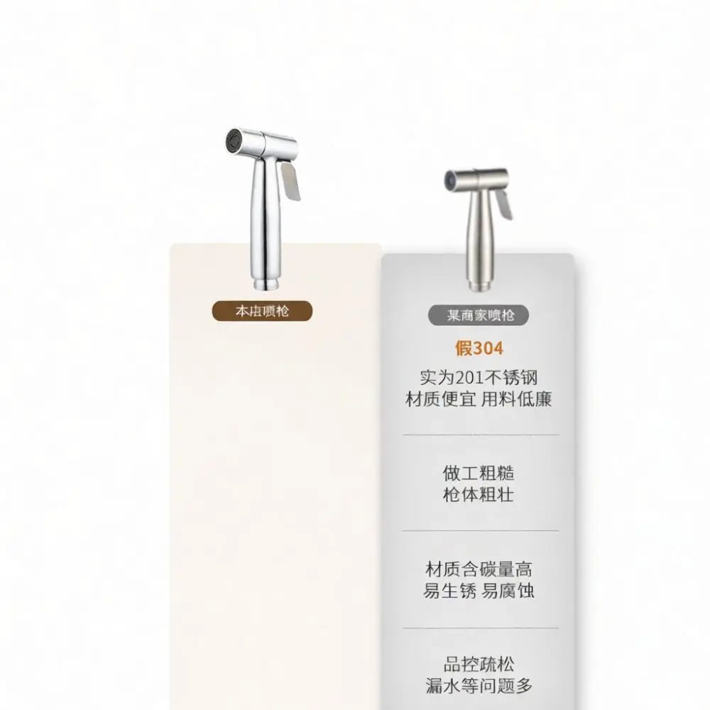 Toilet Bidet Spray Angle Valve One In Two Out Diverter Copper Bathroom Sprayer Kit Modern Handheld Cleaning Shower Head