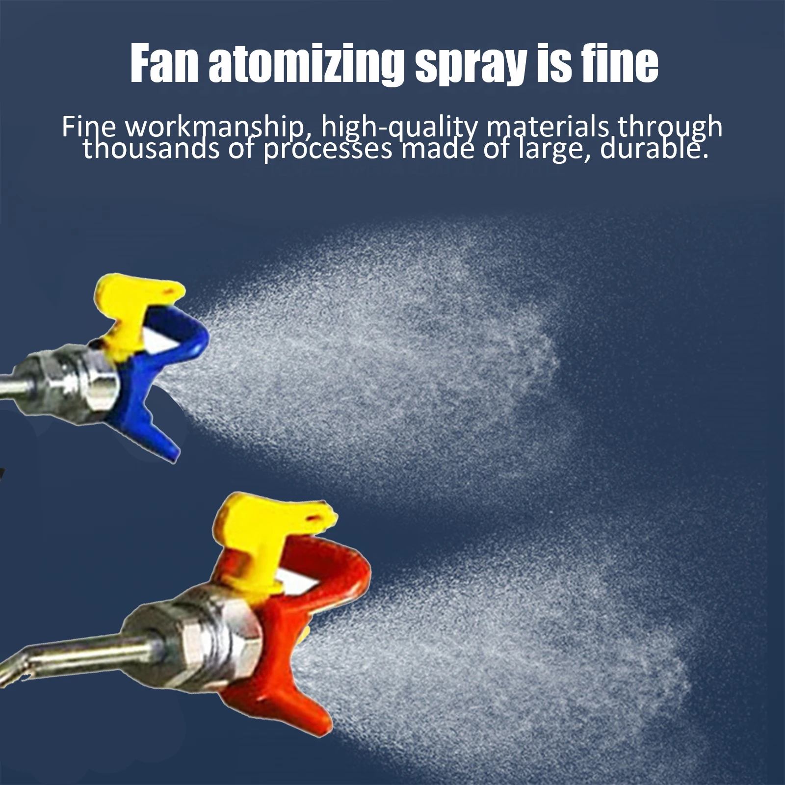 Airless Paint Spray Gun Extension Pole Double Nozzle Head Painting for Sprayer