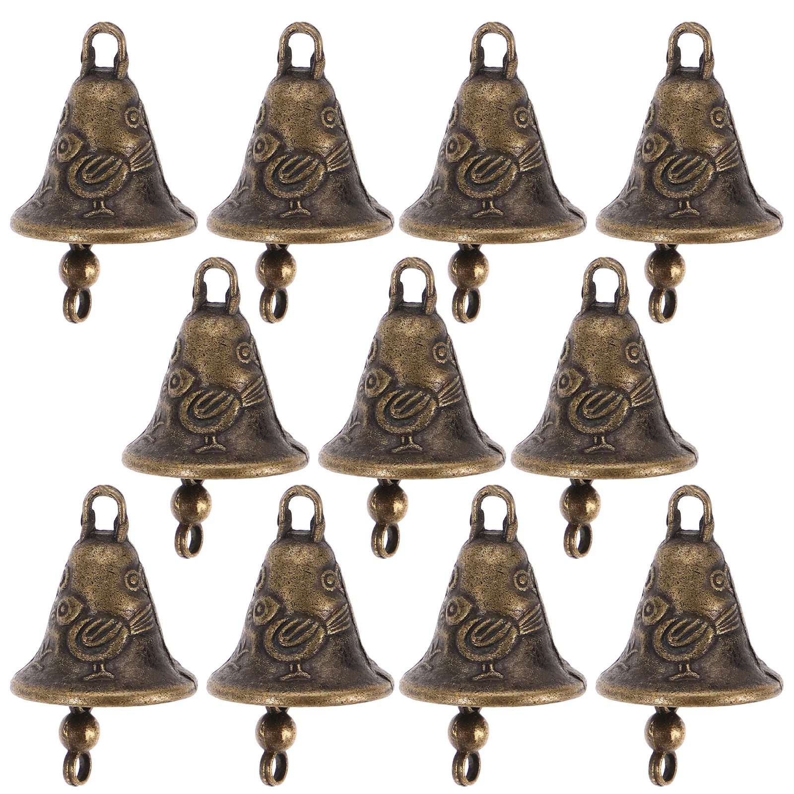 11 Pcs Ring Bell Wind Nutcracker Decor Wall Wireless Doorbell