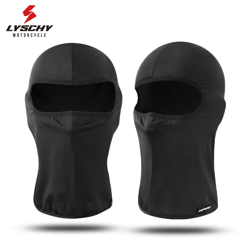 Passamontagna per protezione solare Maschera integrale per moto Cappuccio per casco da ciclismo per moto Maschera per collo da equitazione Accessori per moto