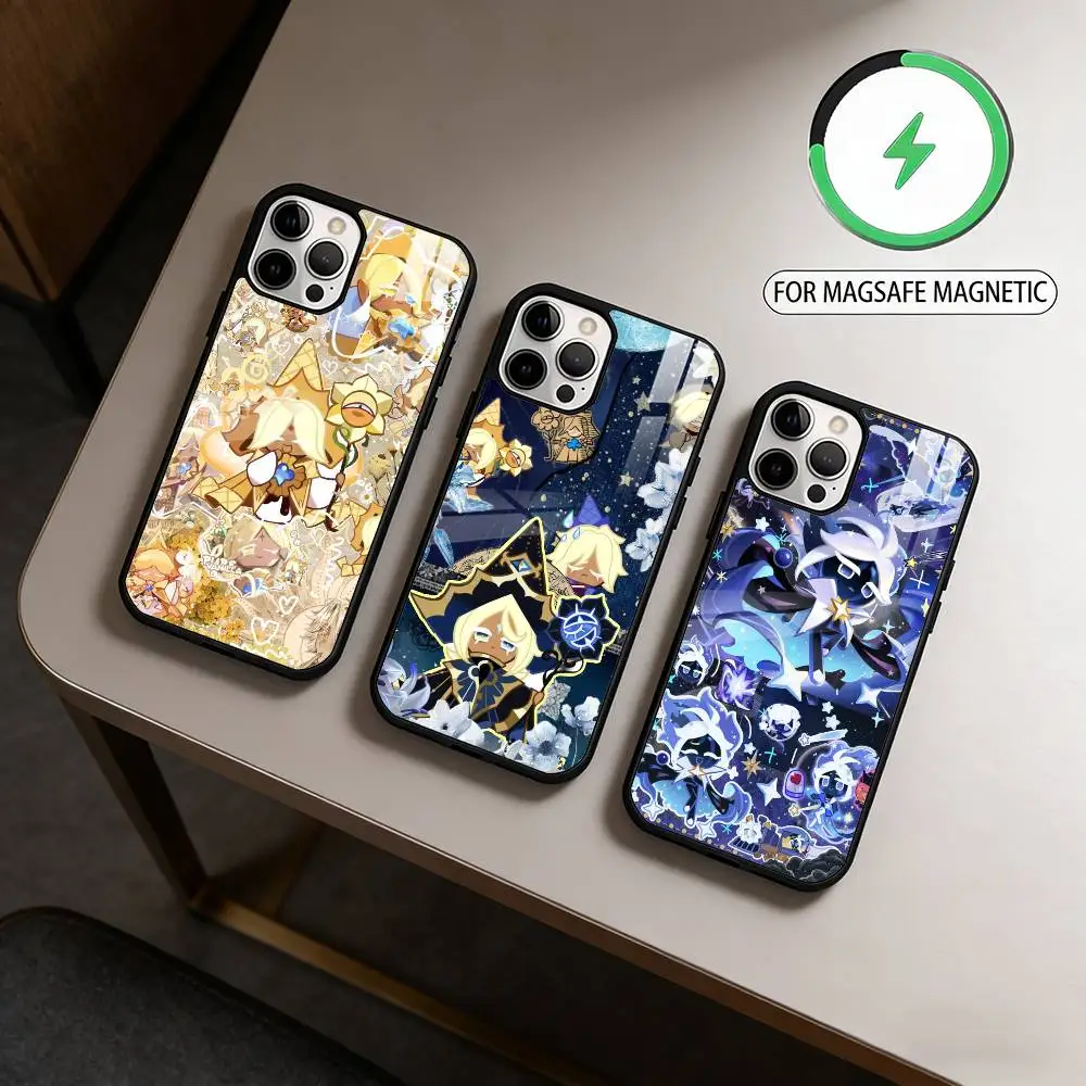

Cookie Run K-KingdomS Phone Case For iPhone17,16,15,14,13,12,11 Plus,Pro Max Magnetic For Magsafe Wireless Charging