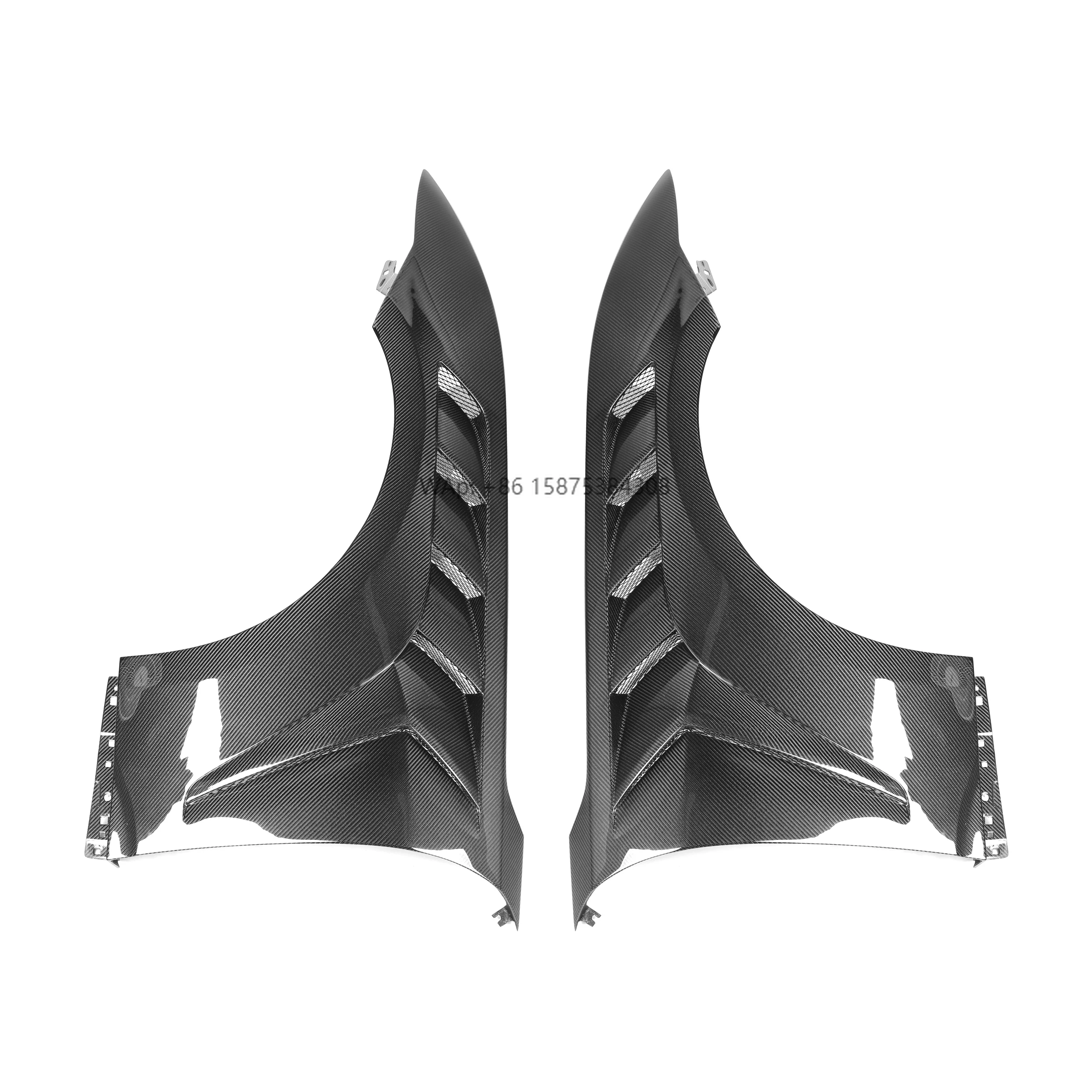 

Carbon Fiber Fender Trims for Mustang 2024+ Replacement Sider Mustang Fender Trims