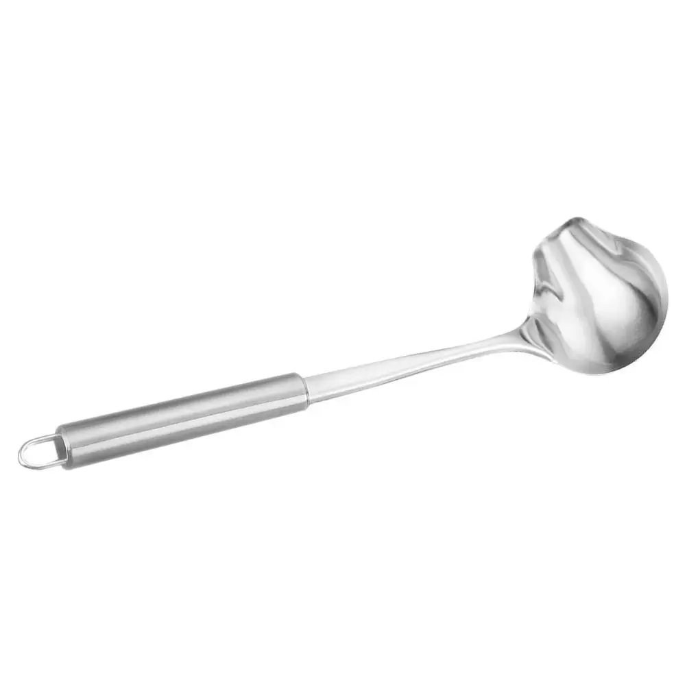 Cuchara de salsa de acero inoxidable con punta de pico de pato, mini cucharón portátil para servir salsa con vertido preciso, cuchara para sopa, apta para lavavajillas