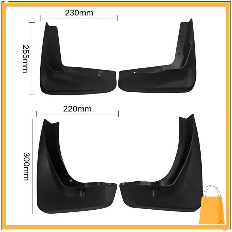 

Trending Car Mudflap Splash Guards Flap Mudguards For Chrysler 300C 2013-2021 Accessories 4PCS
