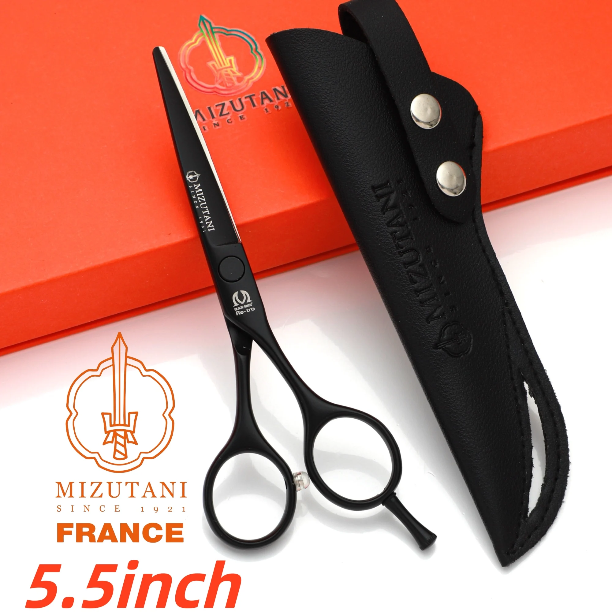 

MIZUTANI Professional barber tools hair scissor Cutting thinning hairdressing shear 5.0/5.5/6.0/6.5inch Japan 440C steel