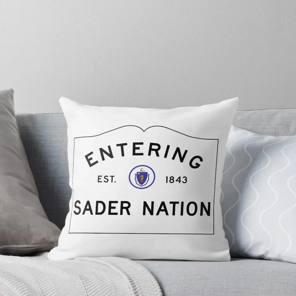 Entering Sader Nation Holy Cross Throw Pillow christmas pillowcases Christmas Throw Pillows Covers Pillow